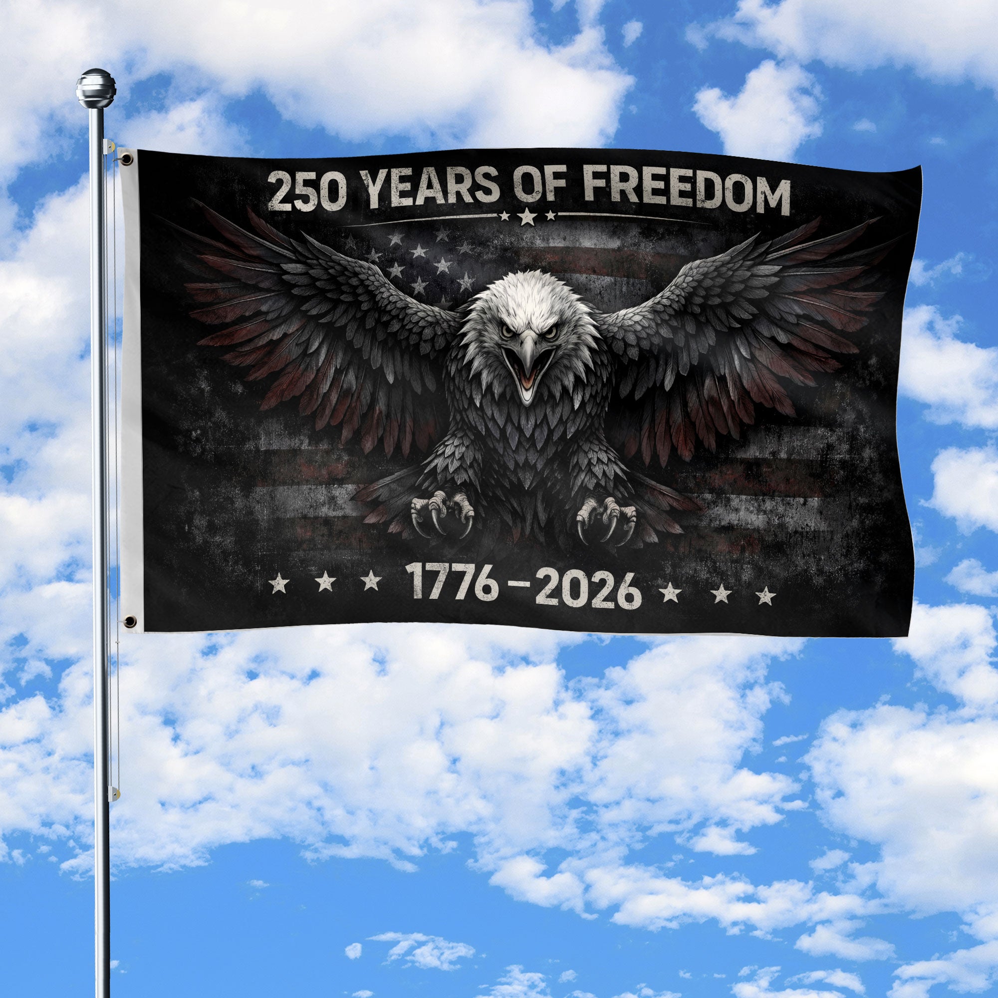 250 Years America Freedom Flag 1776-2026 We The People Patriotic Yard Garden Flag