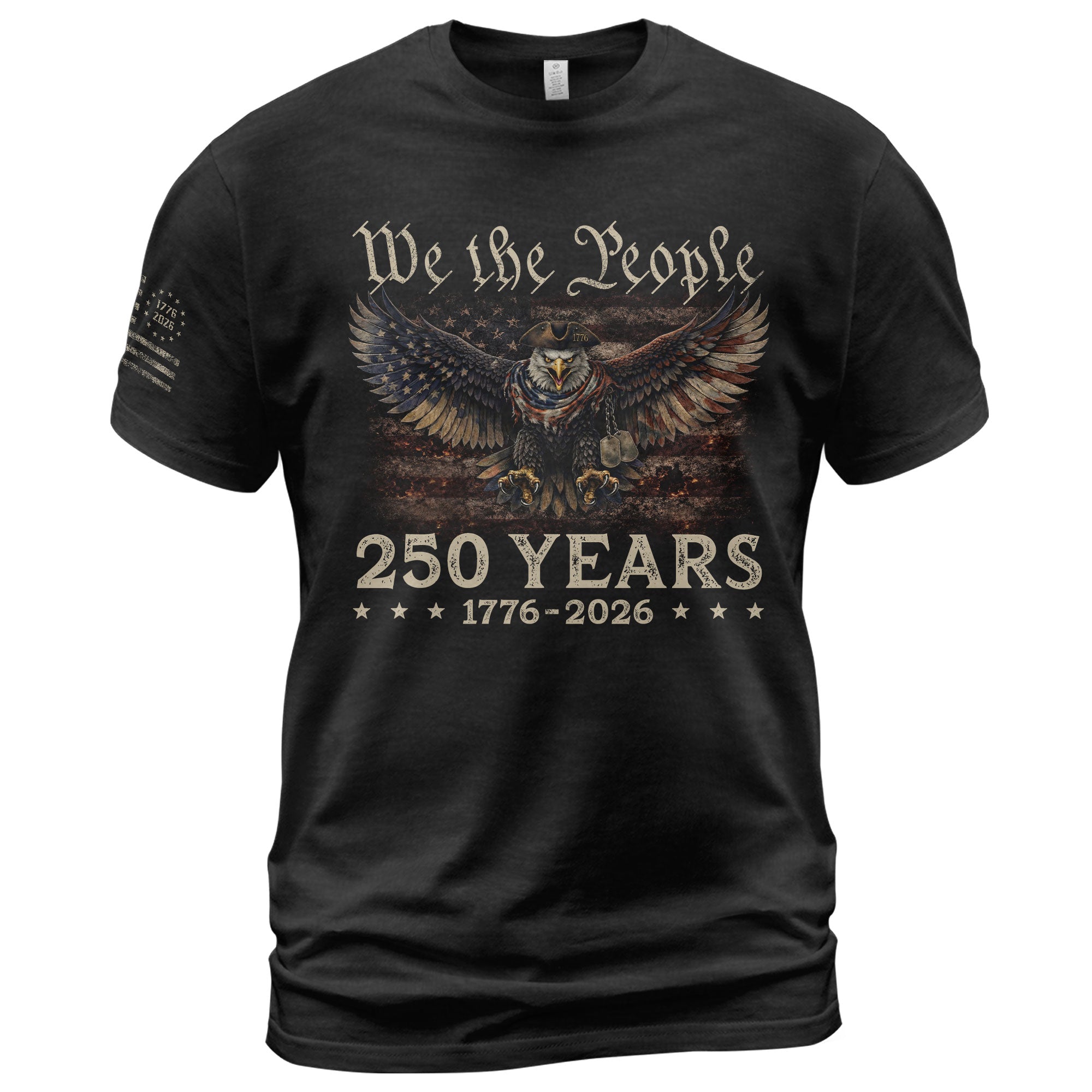 America 1776-2026 250th Anniversary Eagle Freedom Legacy T-Shirt