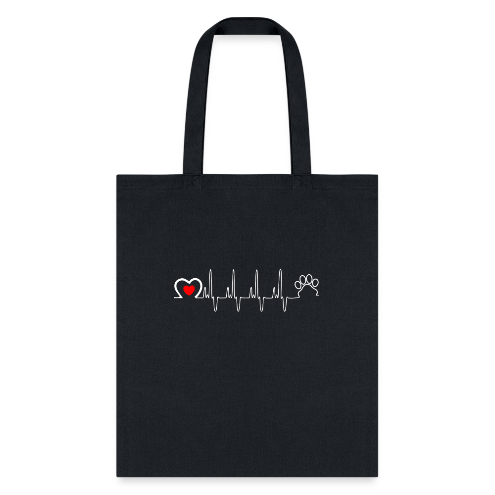 Animal Love Beat Tote Bag - Veterinary Pet Lover Shoulder Bag