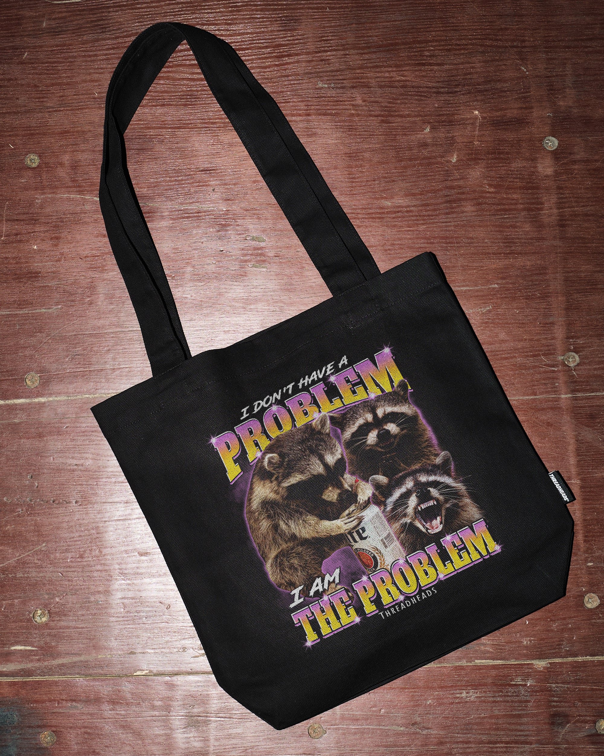 I Am The Problem Tote Bag - Premium 100% Cotton Canvas with Reinforced Straps