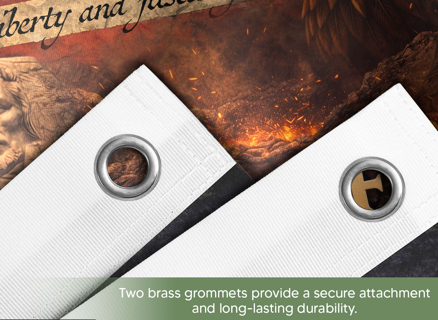 Patriotic House Flag 250 Years of Freedom Eagle Liberty Vintage American Outdoor Decor - Image 6